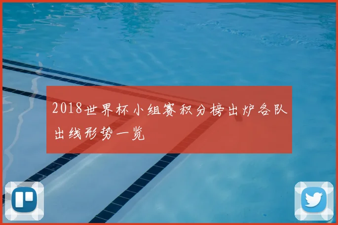 2018世界杯小组赛积分榜出炉各队出线形势一览