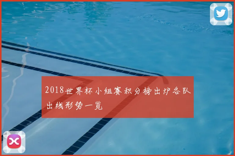 2018世界杯小组赛积分榜出炉各队出线形势一览